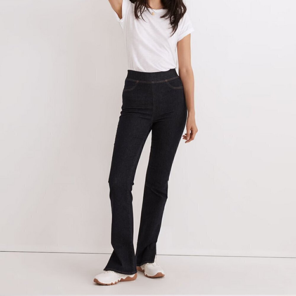 Madewell Pull-On Skinny Flare Jeans in Havenley Wash NG608 Size 25